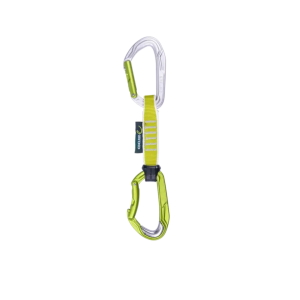 Cinta express con mosquetón antidesgaste Bulletproof de Edelrid